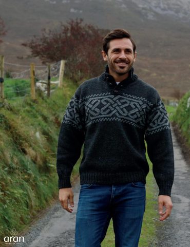 CELTIC WOOL TROYER, IRISH SWEATER