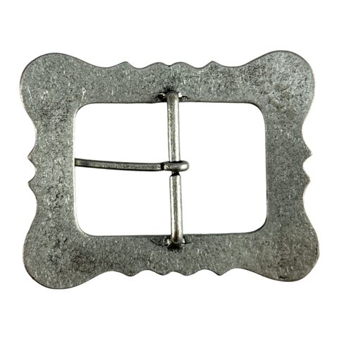 FLEUR - RENAISSANCE BELT BUCKLE ZINC