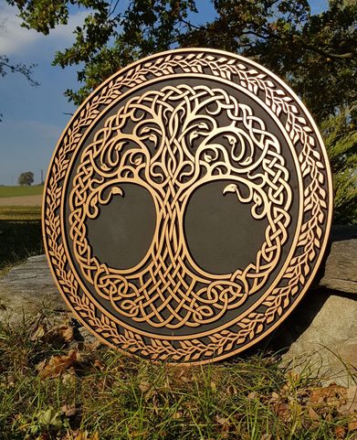 CELTIC TREE OF LIFE, WALL DECORATION 55 CM