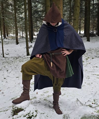 WOOL HIGH BREECHES, VIKING TROUSERS