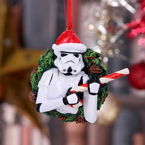 ORNEMENT SUSPENDU STORMTROOPER WREATH