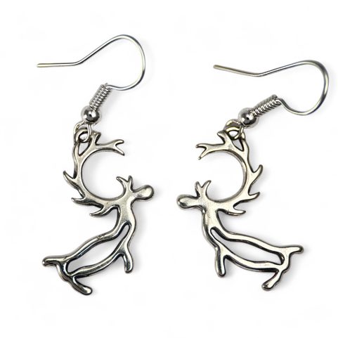 PORO, SAMI REINDEER, EARRINGS SILVER 925