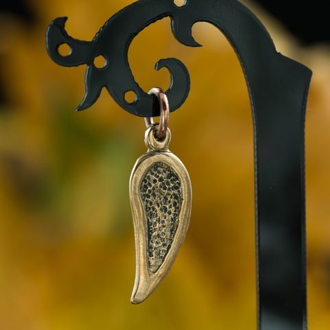 WING, BRONZE PENDANT