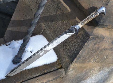 ICONOGRAPHY REPLICA OF A MEDIEVAL KNIFE, STAGE COMBAT