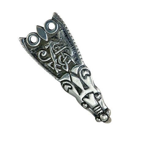 SILVER VIKING CLOAK HOOK, ENGLAND - 1 PIECE