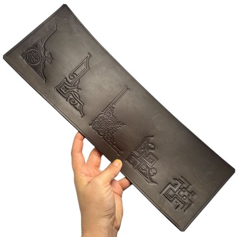 CUSTOMIZED LEATHER NOTEBOOK, UNLINED, GREEN