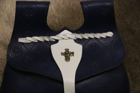 ALBA - SCOTLAND, MEDIEVAL BAG WITH THISTLE