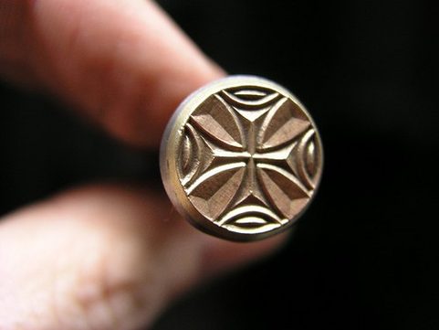 TEMPLAR CROSS, LEATHER STAMP