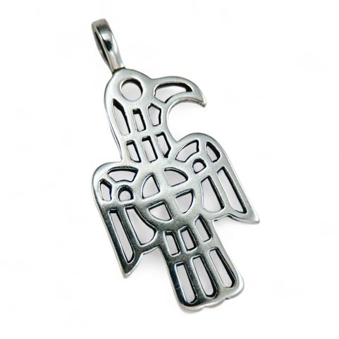 GOTISCHER ADLER, AMULETT, 5. JAHRHUNDERT, ITALIEN SILBER 925