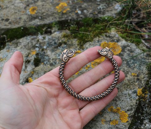 PICTISH BOAR BRACELET, BRONZE