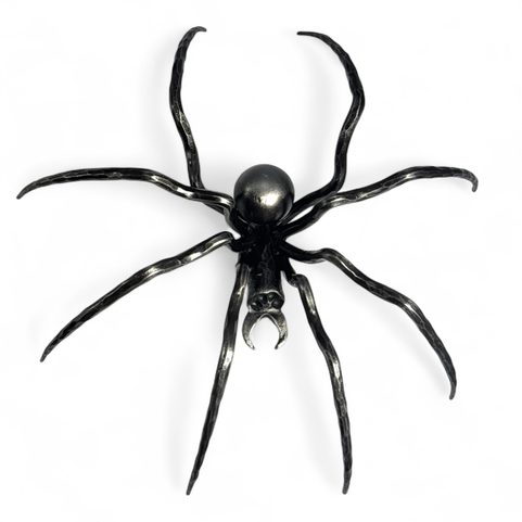 BLACK WIDOW, FORGED SPIDER FIGURE