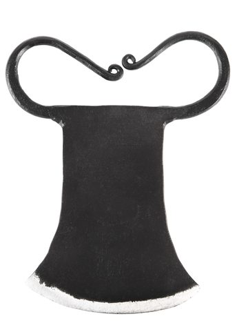 CHEESE KNIFE OR HERB CLEAVER, FORGED STEEL, LARGE