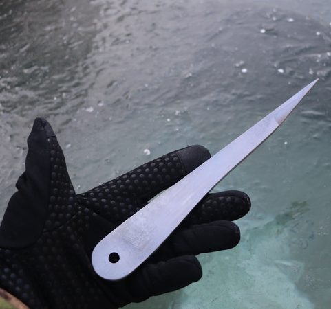 TOP DOG THROWING KNIFE POLISHED