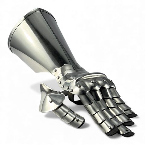 GANTELETS MÉDIÉVAUX EN PLAQUES