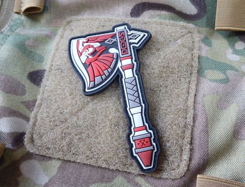 AXE OF DWARF PATCH, FULLCOLOR / JTG 3D RUBBER PATCH