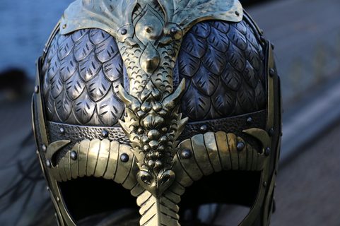 WYVERN, DRAGON, FANTASY HELMET