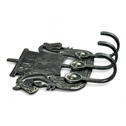 DRAKKAR - VIKING SHIP, FORGED HOOKS / KEY RING