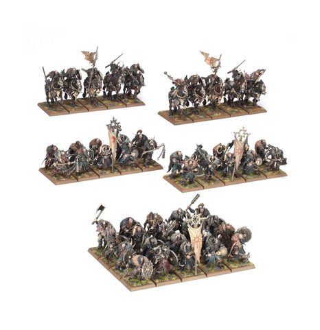 WARHAMMER OLD WORLD: WARRIORS OF CHAOS: CHAOS MARAUDERS - ARMY REINFORCEMENT SET