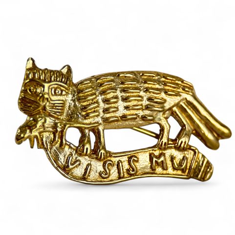 TWO-TAILED CAT, MEDIEVAL PILGRIM BADGE