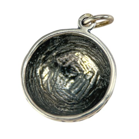 GOLF BALL, SILVER PENDANT