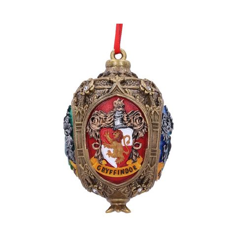 HARRY POTTER FOUR HOUSE HANGING ORNAMENT 9.5CM