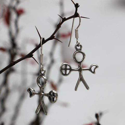 NOAIDI - SAMI SHAMAN, EARRINGS SILVER 925