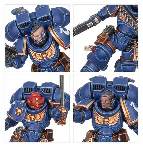 WARHAMMER 40K SPACE MARINES JUMP PACK INTERCESSORS