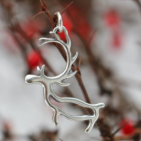 PORO, SAMI REINDEER, PENDANT SILVER 925