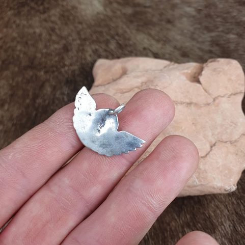 CUPID, SILVER PENDANT