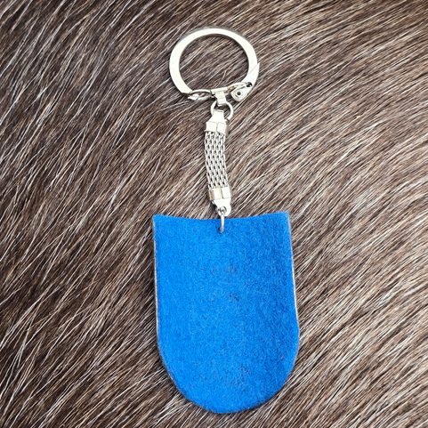 IRLANDE, MEDIEVAL SHIELD, PORTE-CLÉS, MÉTAL, FAIT À LA MAIN