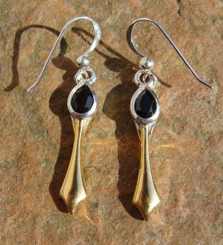 TADPOLE, SILVER EARRINGS, AG 925