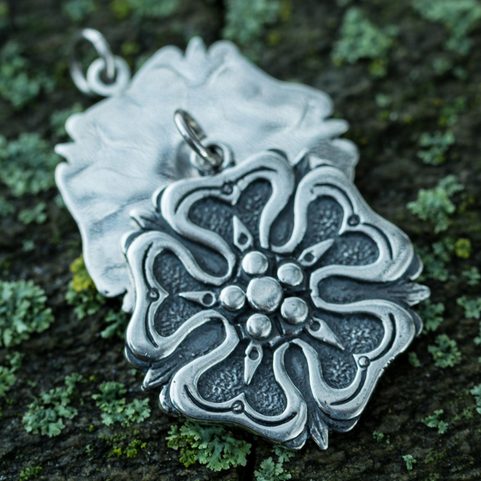 ROSE, HOUSE OF ROSENBERGS, PENDANT, SILVER