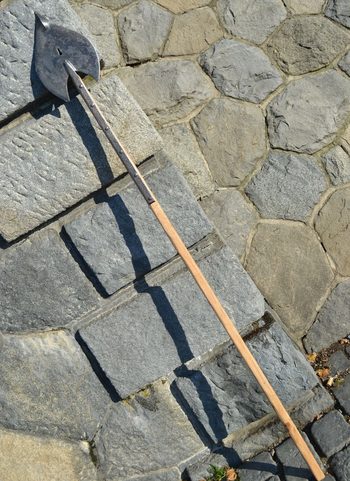 GERMAN HEART HALBERD, XV. CENTURY