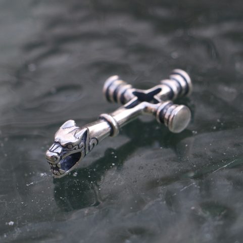 FENRIR - ISLANDAIS LOUP CROIX, ARGENT