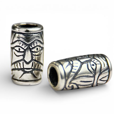 VIKING BEARD RING - GREYBEARD, SILVER