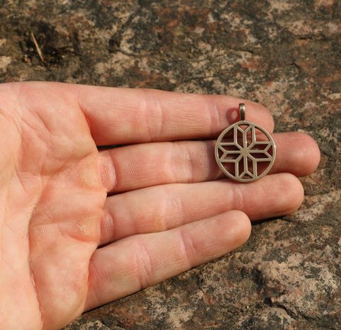 MORNING STAR VENUS II, BRONZE PENDANT