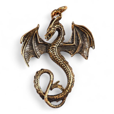 WINGED DRAGON, BONZE PENDANT