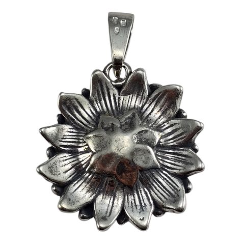 SUNFLOWER, PENDANT, SILVER 925/1000, 15G
