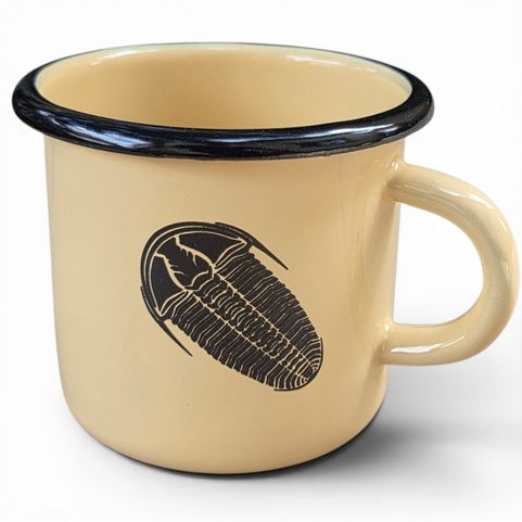 TRILOBITE ENAMEL MUG