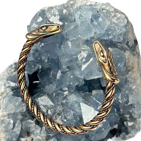 JÖRMUNGANDR, VIKING BRACELET, SNAKE, SERPENT, BRONZE