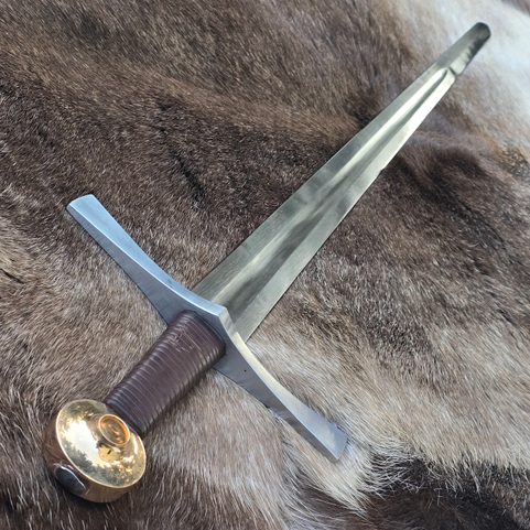 GRIMO, MEDIEVAL ONE-HANDED SWORD, BLUNT