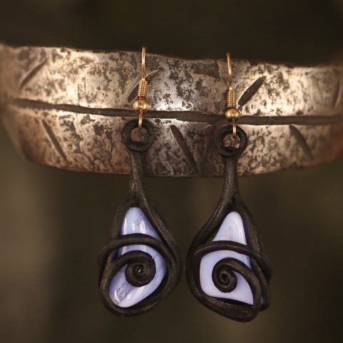 CHALCEDONY - EARRINGS