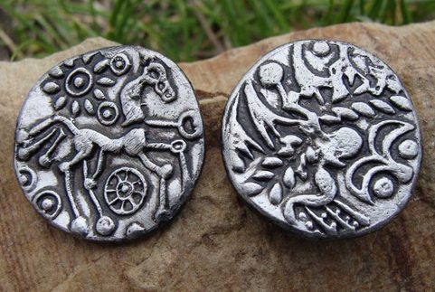 CELTIC COIN FROM GREAT BRITAIN, REPLICA