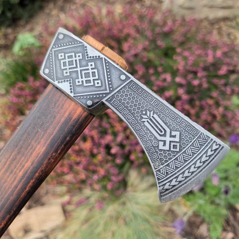 SHEPHERD’S AXE, UKRAINIAN MOTIFS, TRANSCARPATHIA