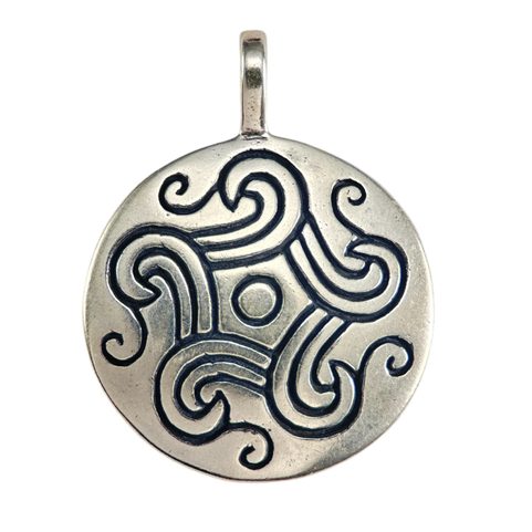 SONNEN DER JAHRESZEIT BRONZE, SILBER-ANHÄNGER, SILBER 925