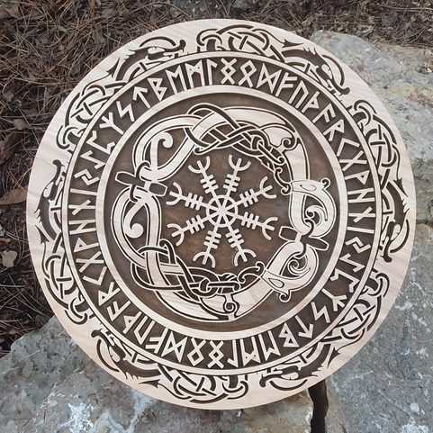 VEGVÍSIR WANDDEKORATION, TELLER 29CM