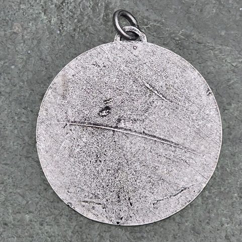 HÉRACLÈS, HÉROS GREC, PENDENTIF, ZINC