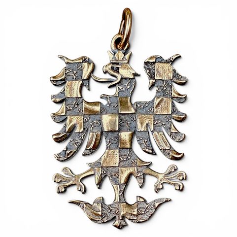 PENDENTIF L'AIGLE DE MORAVIE, EN BRONZE