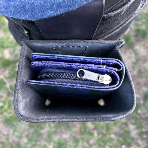 LEDER CASHIER - KOFFER, SCHWARZ