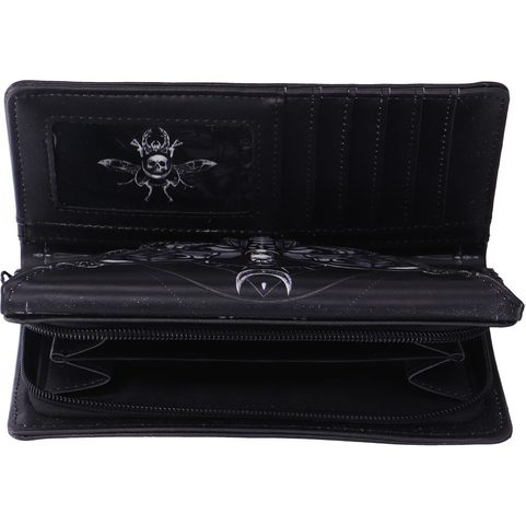 DEATH'S HEAD MOTH, WALLET 9,5 CM